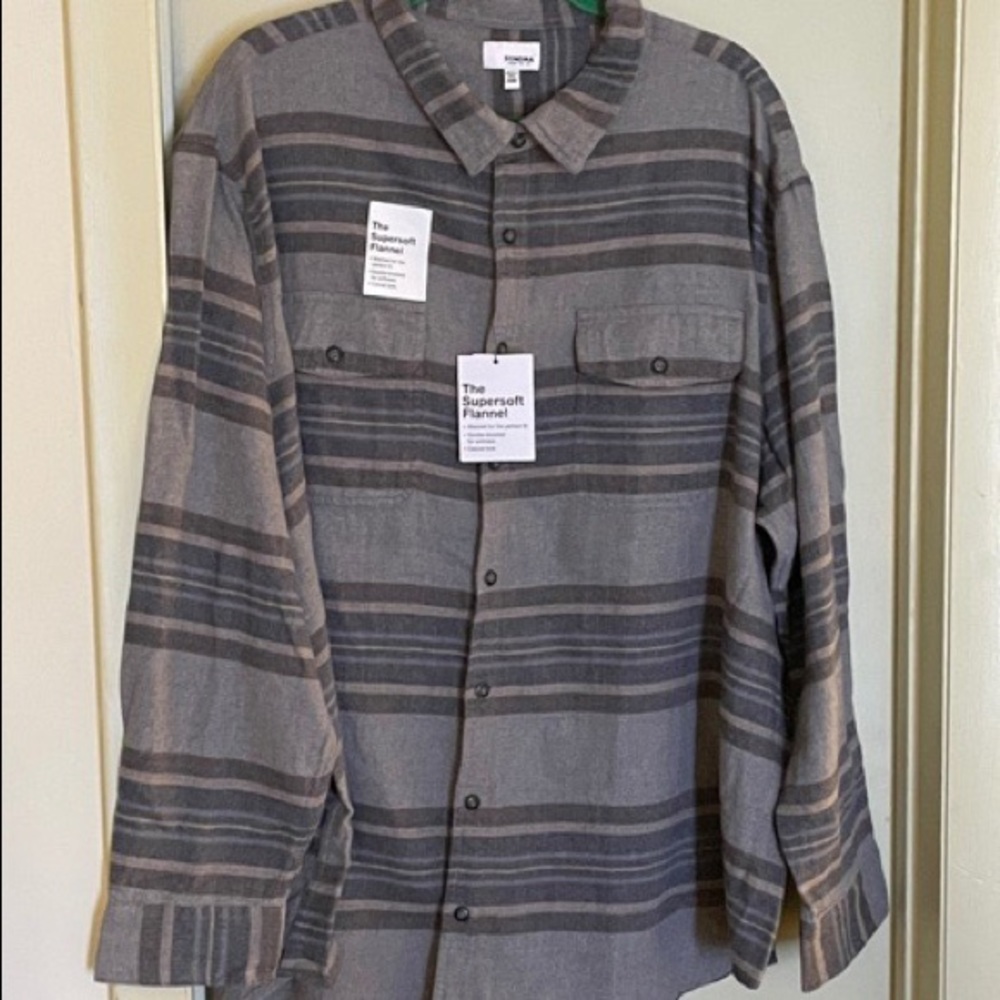 A Men's Long-Sleeve Flannel